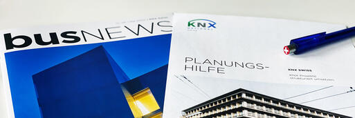 Übersicht von unterschiedlichen KNX Swiss Publikationen