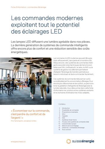 Fiche d'information éclairages LED