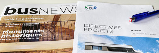 KNX publie régulièrement des documentations