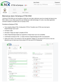 Dans un centre de formation certifié, vous vous familiarisez avec les bases théoriques et pratiques de KNX.