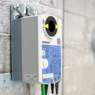 Antrieb für KNX-Lüftungsklappen