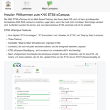 In einer zertifizierten Schulungsstätte erlenen Sie die theoretischen und praktischen Grundlagen von KNX.